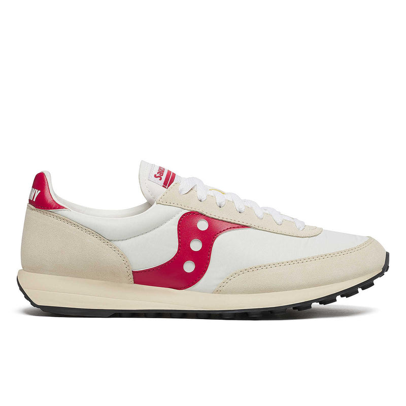 Saucony Trainer 80 White/Red Trainers