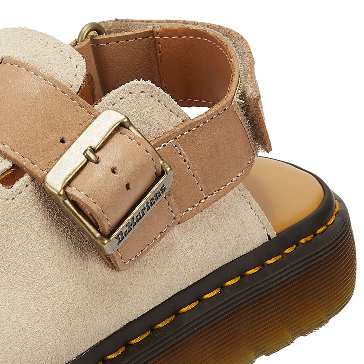 Dr. Martens Jorge 2 Beige Suede/Leather Beige Sandals