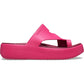 Crocs Getaway Platform Thermoplastic Women's Dragon Fruit Sandals