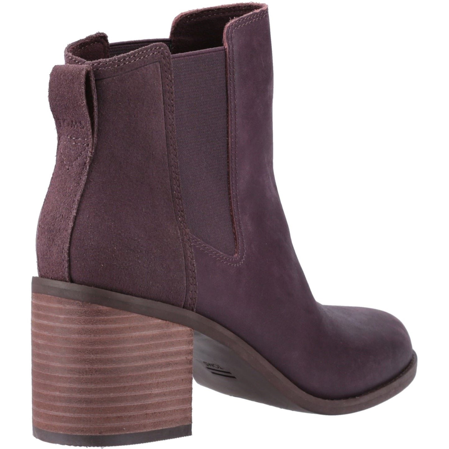 TOMS Women's Evelyn Chelsea Boot in Plum