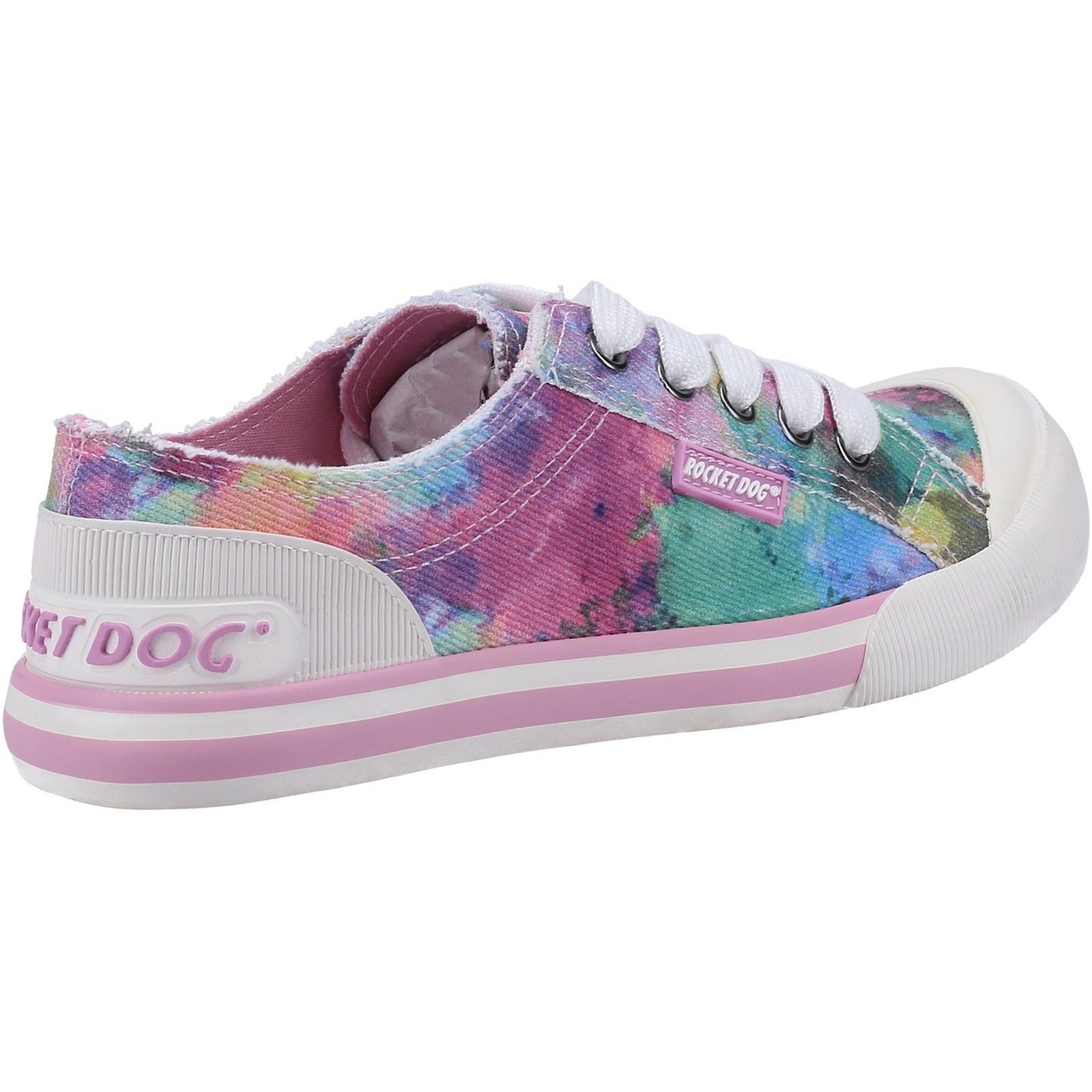 Rocket Dog Women's Rocket Dog Jazzin Candy Tie Dye Sneaker in Pink/Multi