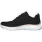 Skechers Women's Flex Appeal 5.0 Uptake Trainers in Black/Rose Gold