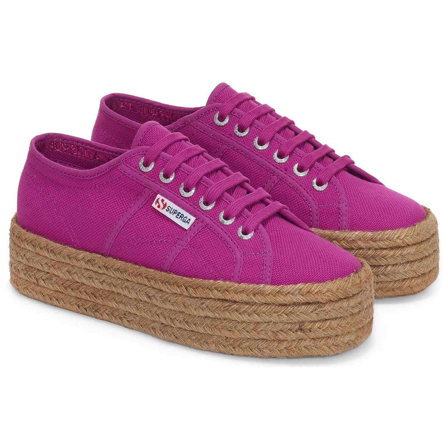 Superga Women's 2790 Rope Shoe in Violet Purple