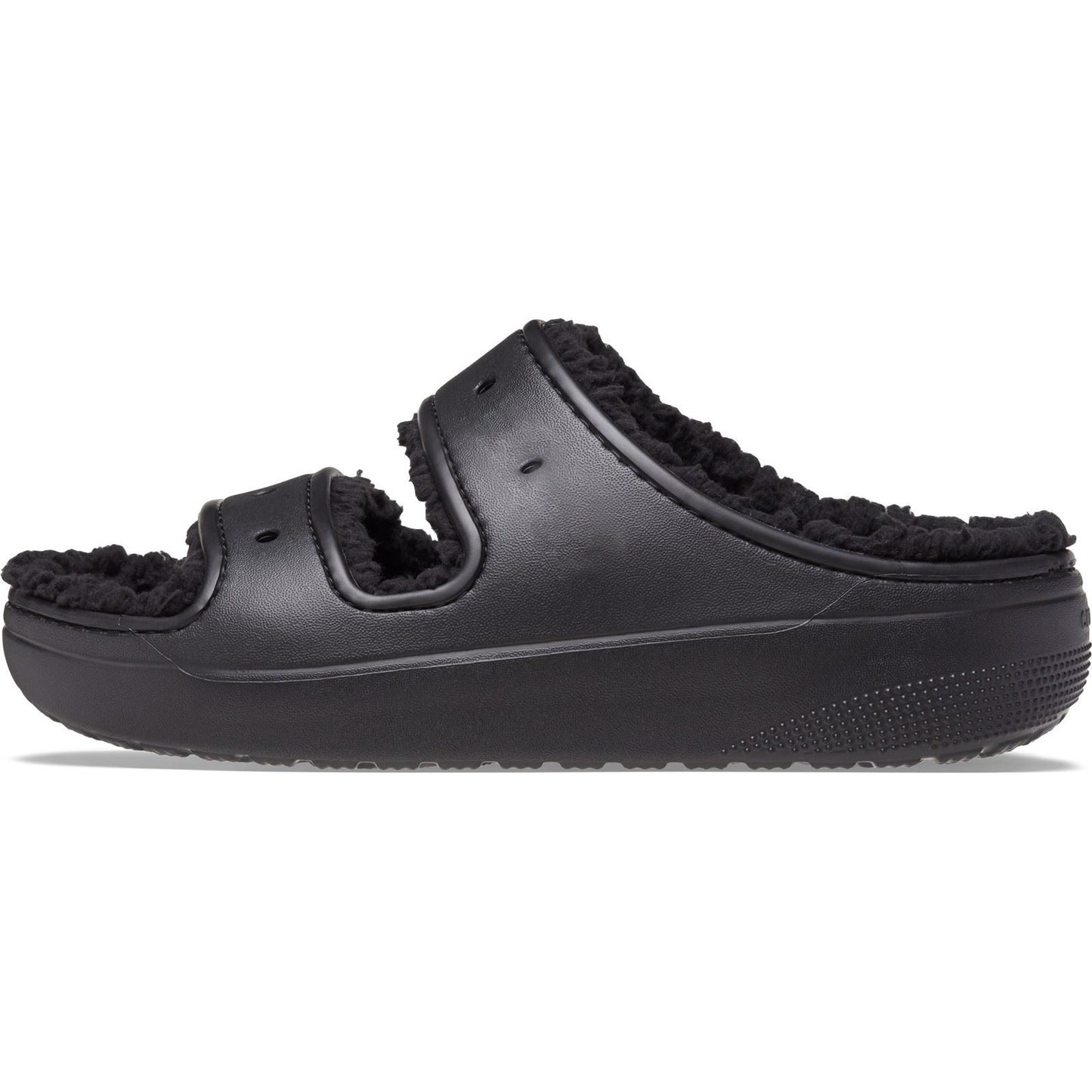 Crocs Women's Classic Cozzzy Sandal in Black