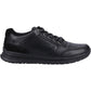 Hush Puppies Men's Joseph Shoe in Black Leather