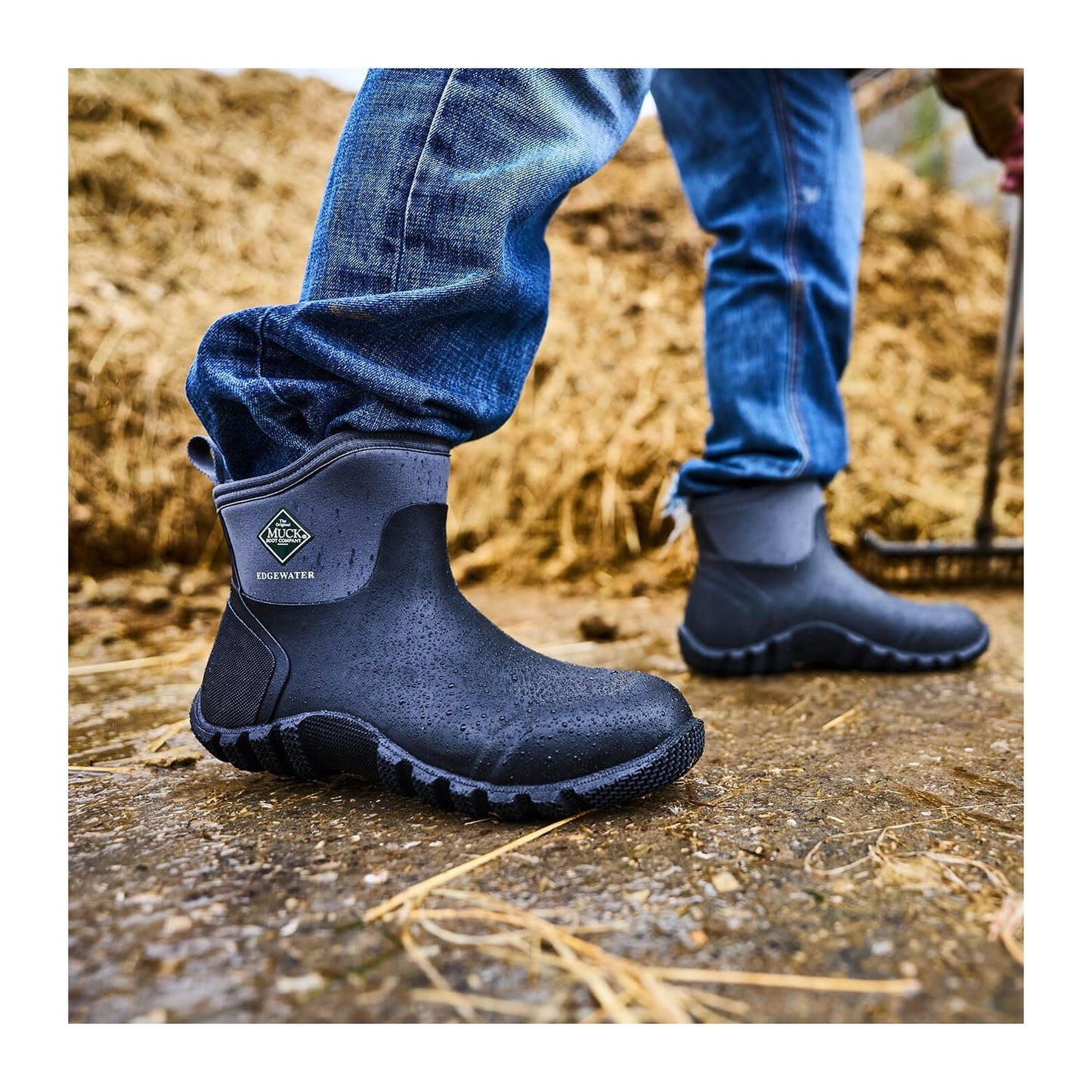 Muck Boots Men's Edgewater Classic 6” Ankle Boot in Black