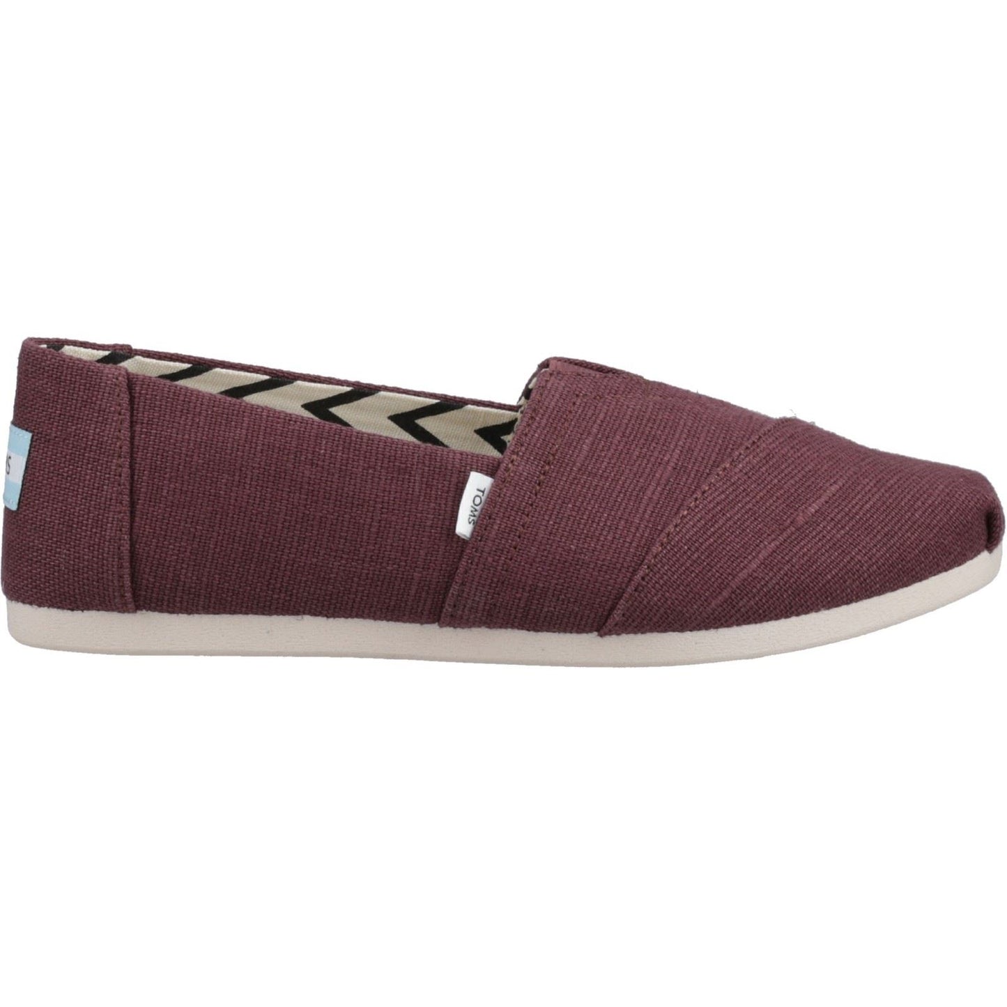 TOMS Women's Alpargata Shoe in Burgundy