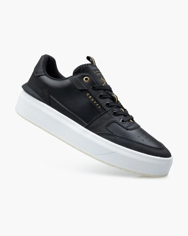 Cruyff Endorsed Tennis Leather Men's Black/White Trainers