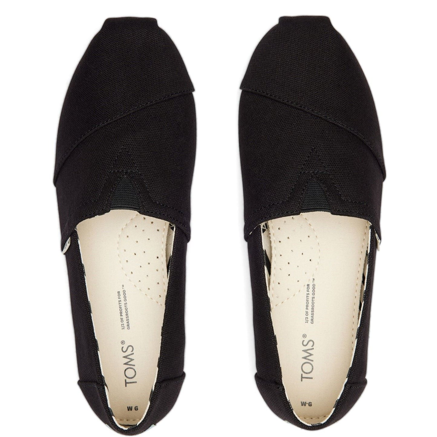 TOMS Women's Alpargata Shoes in Black