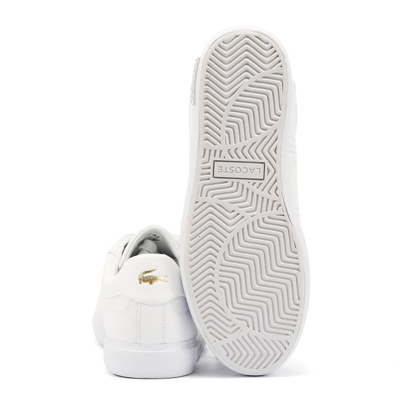 Lacoste Powercourt 2.0 Leather Women's White Trainers