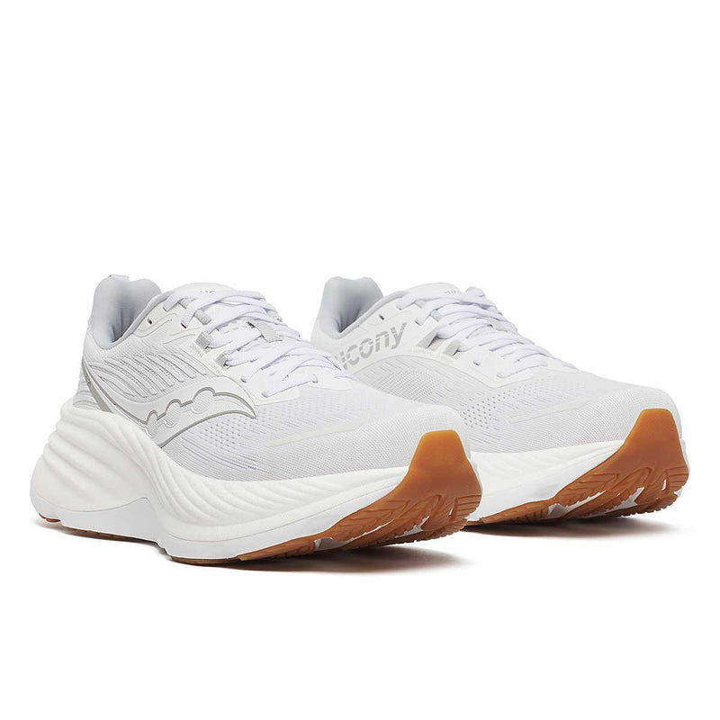 Saucony - S20933-104 MENS HURRICANE 24 WHITE/SILVER