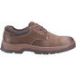 Cotswold Men's Thickwood Burnished Leather Casual Shoe in Brown