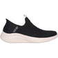 Skechers Women's Ultra Flex 3.0 Shoe in Black/Rose Gold