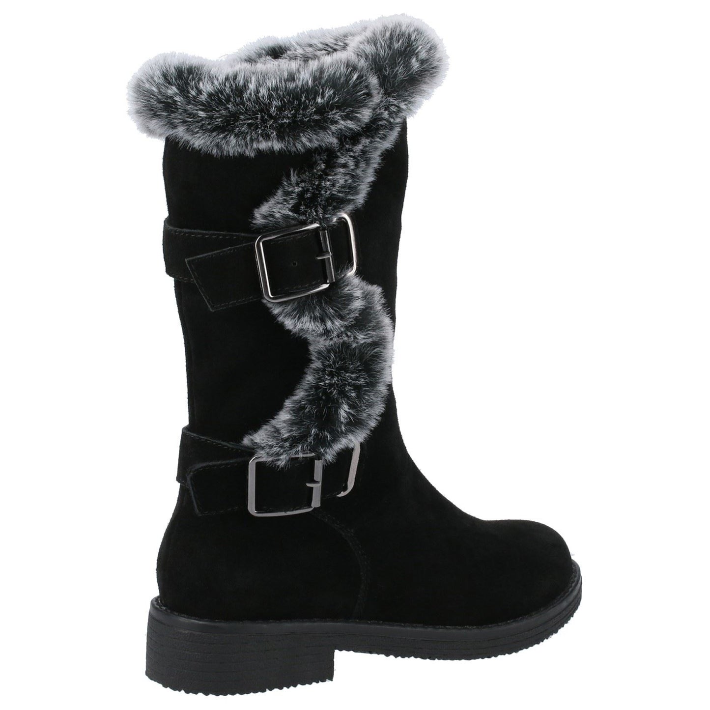 Hush Puppies Women's Megan Ladies Mid Boots in Black