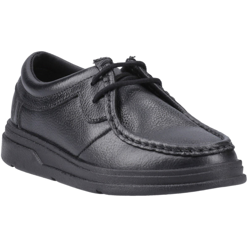 Hush Puppies Ronan Mocc Leather Boys's Black Moccasins Shoes