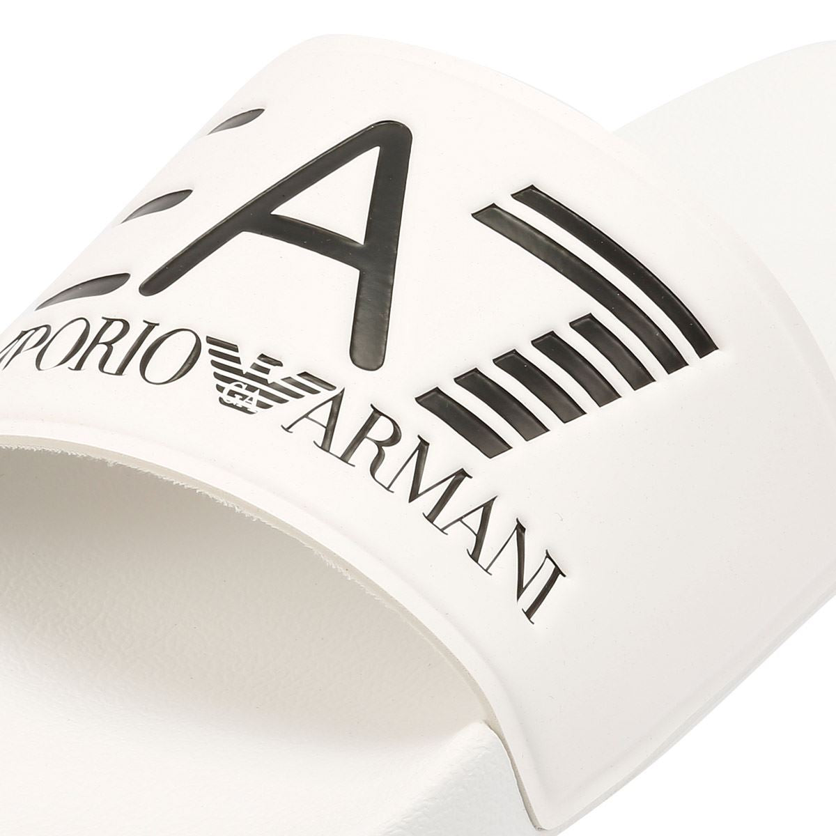 EA7 Emporio Armani - AF15118-7X000108-U0001 MENS WATER SPORTS SLIDE WHT/BLACK