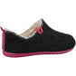 Hush Puppies Good Recycled RPET Polyester Women's Charcoal Slippers