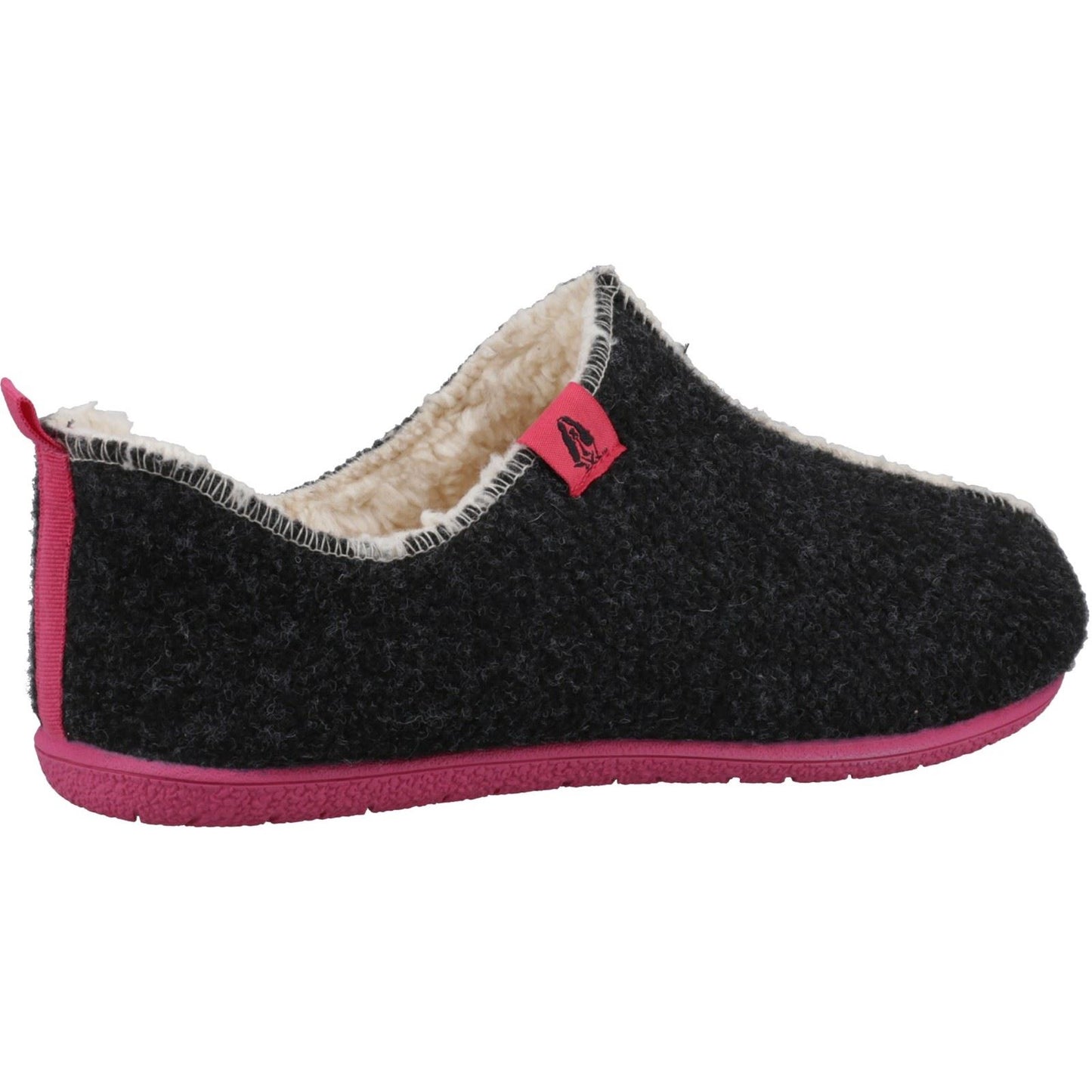 Hush Puppies Good Recycled RPET Polyester Women's Charcoal Slippers