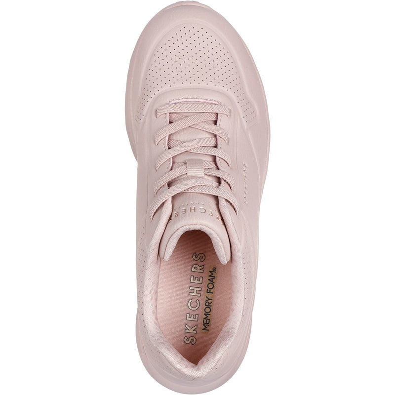 Skechers Uno Lite Lite Work Polyurethane Women's Blush Trainers