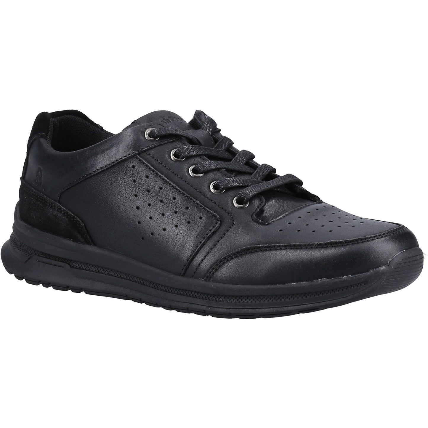 Hush Puppies Men's Joseph Shoe in Black Leather