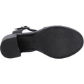 Hush Puppies Georgia Leather Women's Black/Snake Sandals