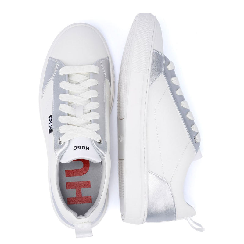Hugo - 50529790-114 HUGO WOMENS MORRIE TENNIS WHITE/SILVER