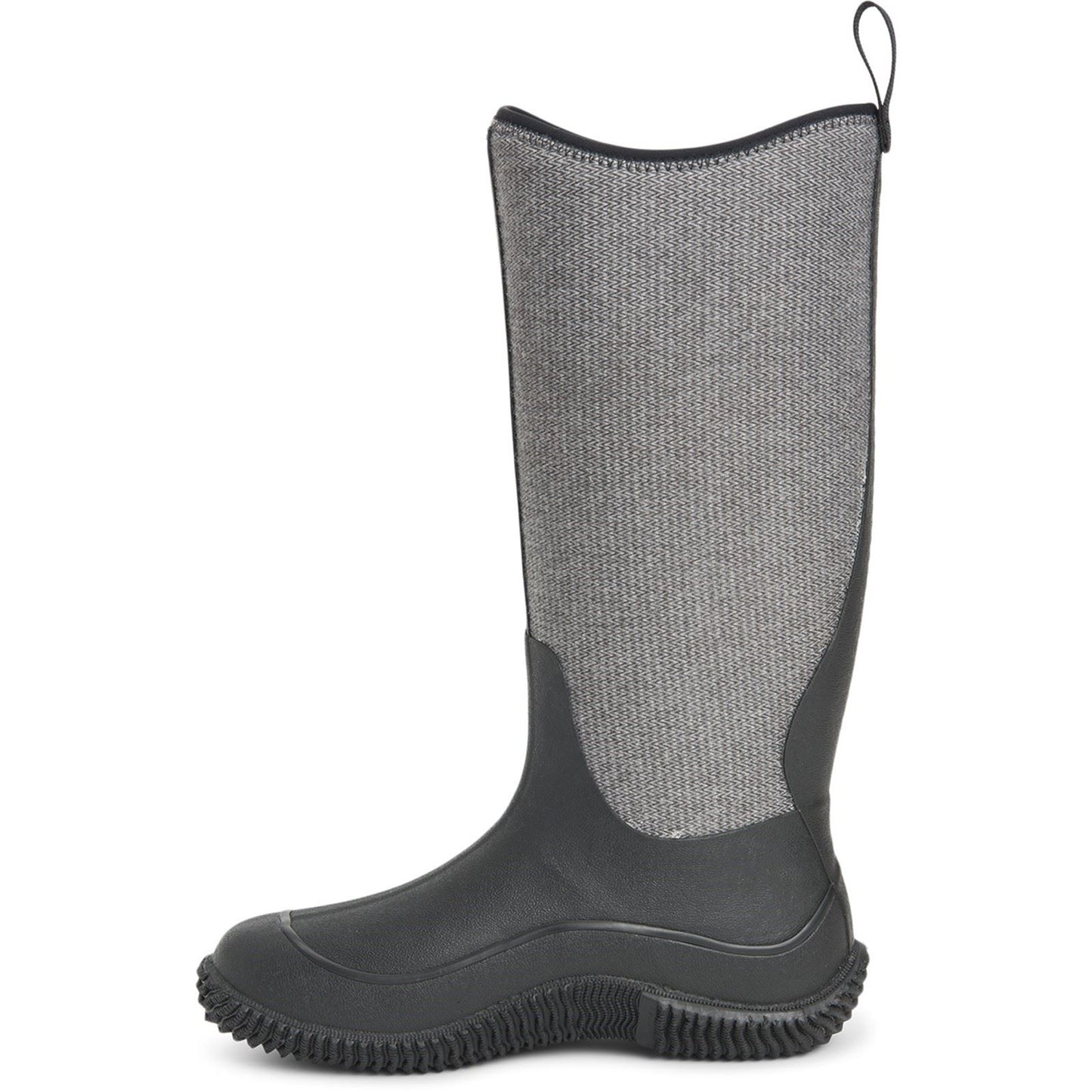 Muck Boots Women's Hale Wellingtons in Black W/ Fuzzy Herringbone