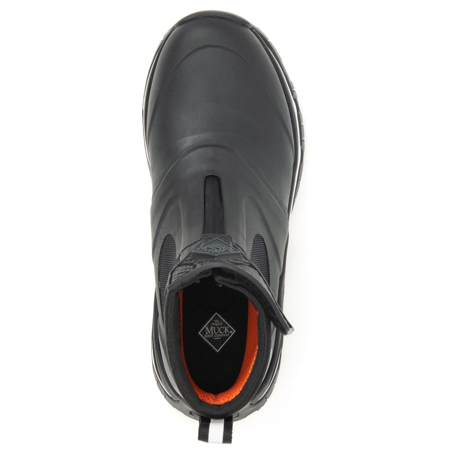 Muck Boots Women's Apex Mid Zip Wellington in Black/White