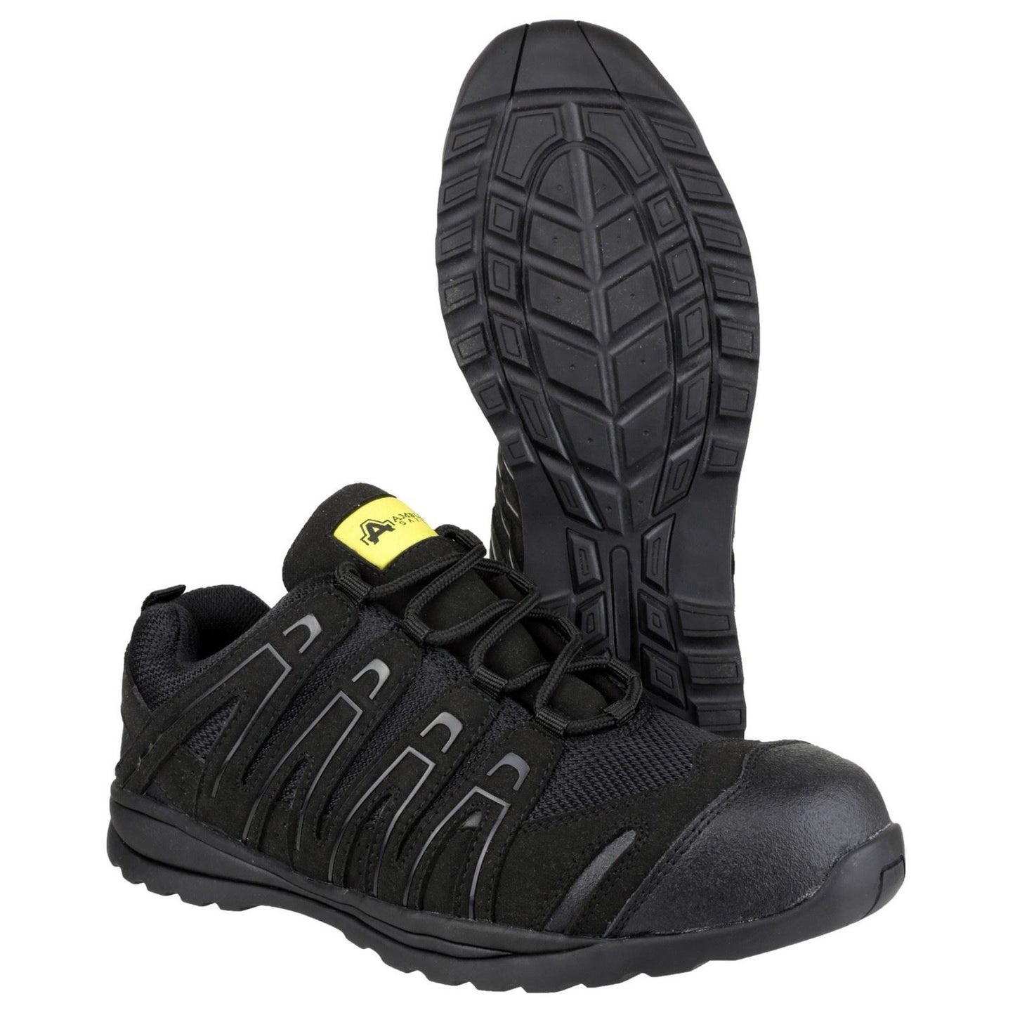 Amblers Safety Unisex FS40C Safety Trainers in Black