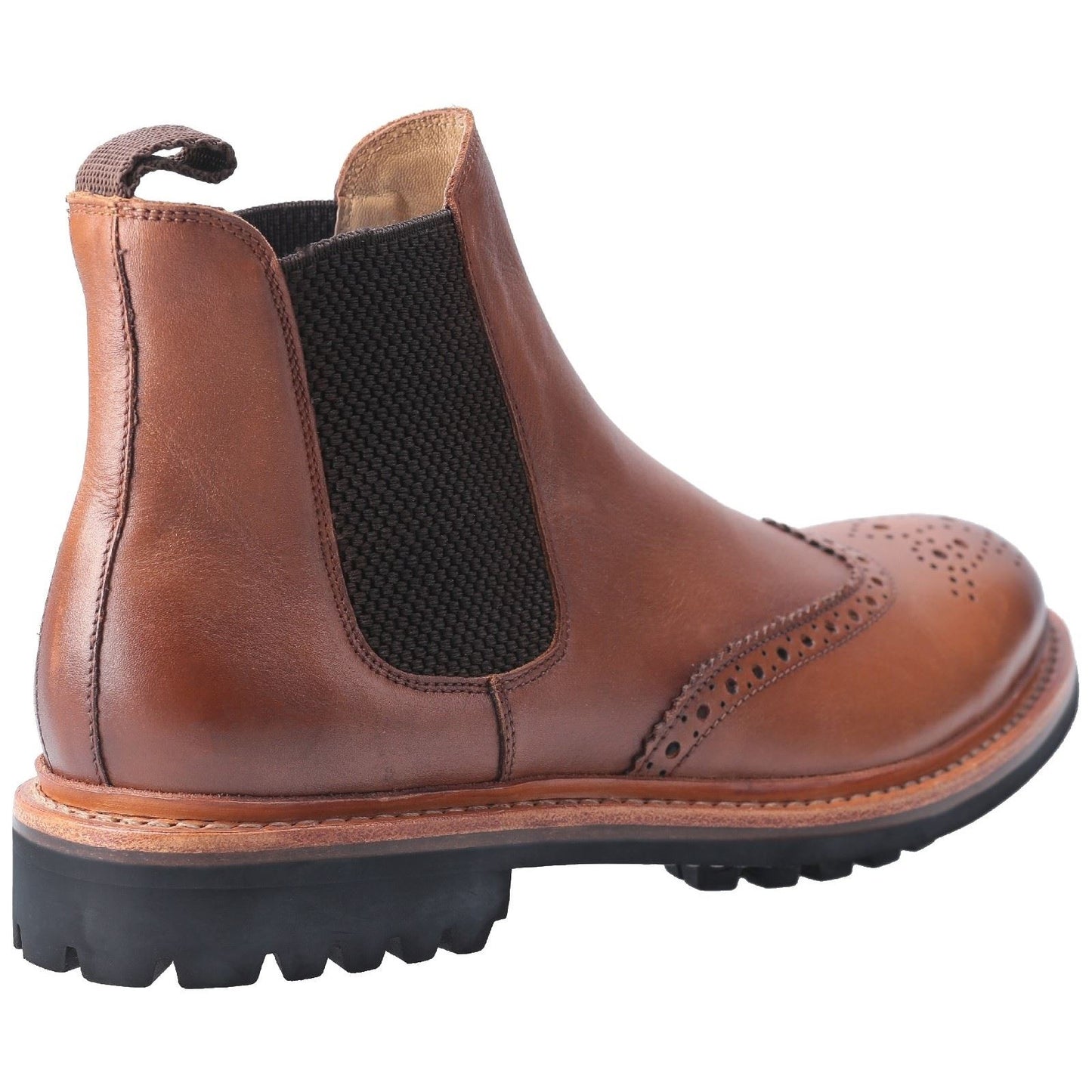 Cotswold Men's Siddington Commando Goodyear Welt Boot in Brown