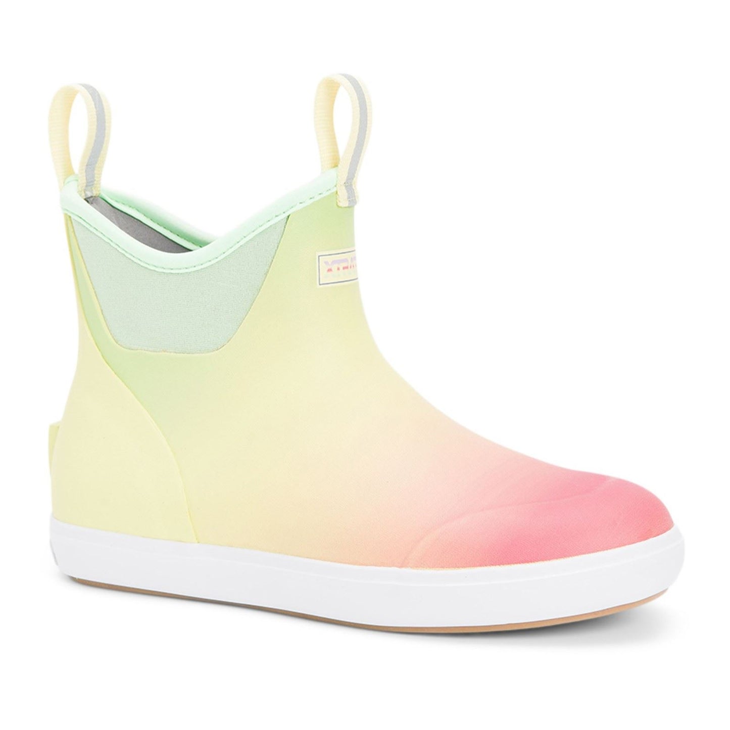 Xtratuf Women's Ankle Deck Boot in Yellow Aurora