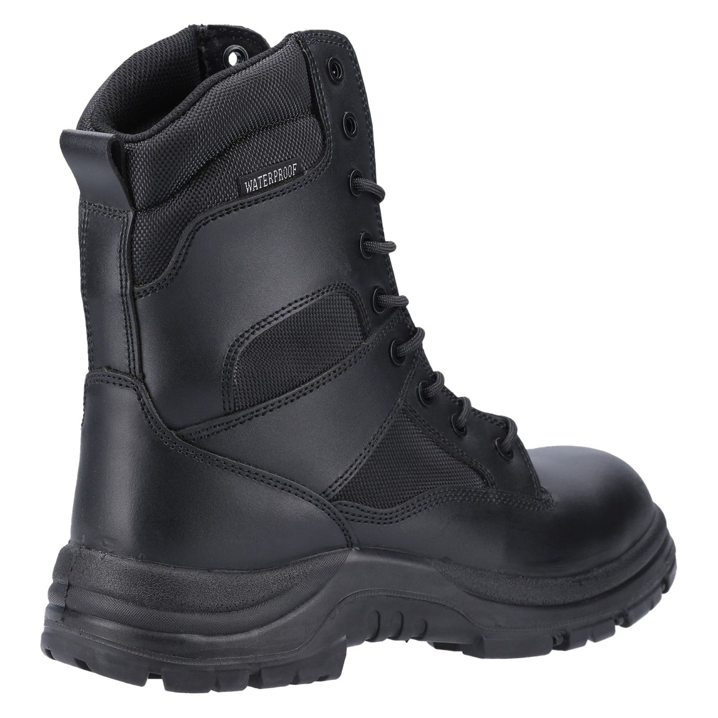 Amblers Safety Men's Combat Hi-Leg Waterproof Metal Free Boot in Black
