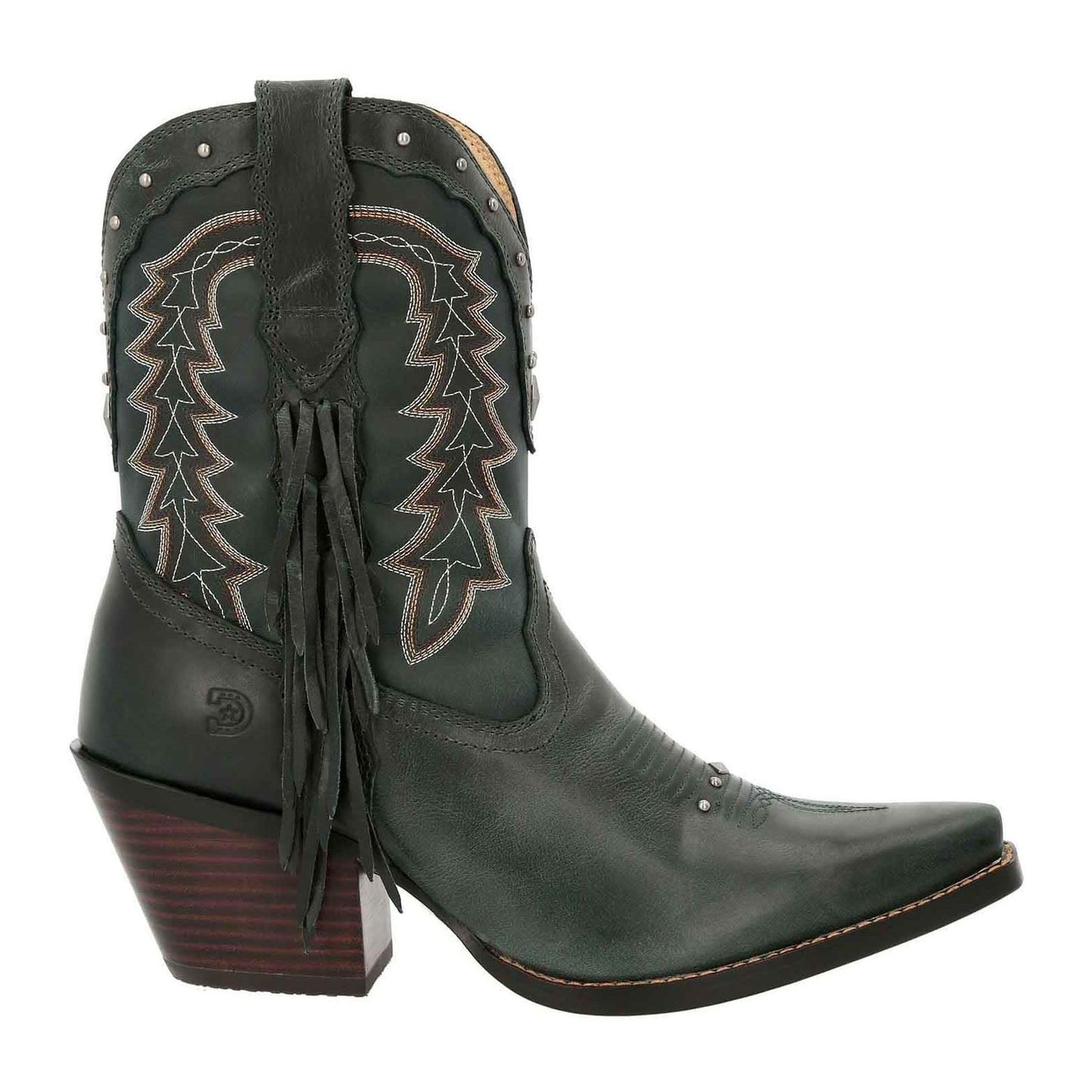 Durango Women's Crush Bootie in Saddle Brown/Denim Blue