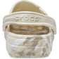 Crocs Unisex Classic Marbled Clog in Bone/Multi