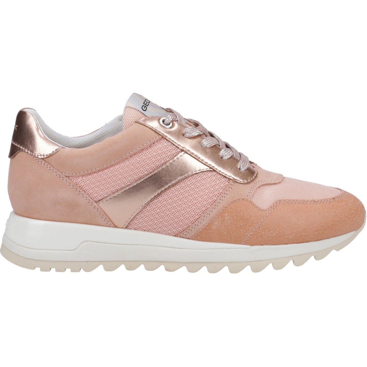 Geox Women's Tabelya Trainer in Peach