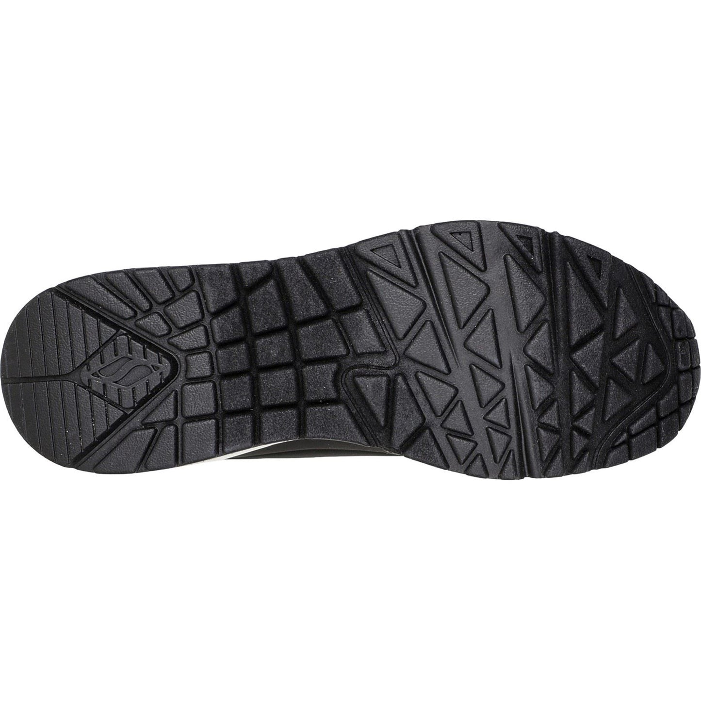Skechers Women's Uno - Shimmer Away Trainer in Black