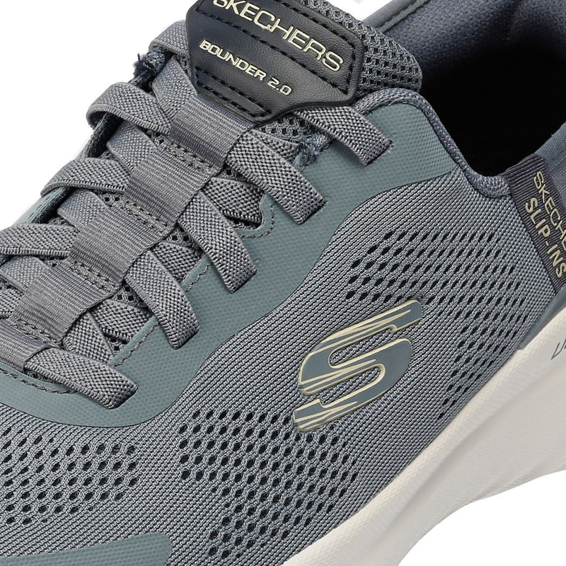 Skechers - 232459-SLT MENS BOUNDER 2.0 EMERGED SLATE