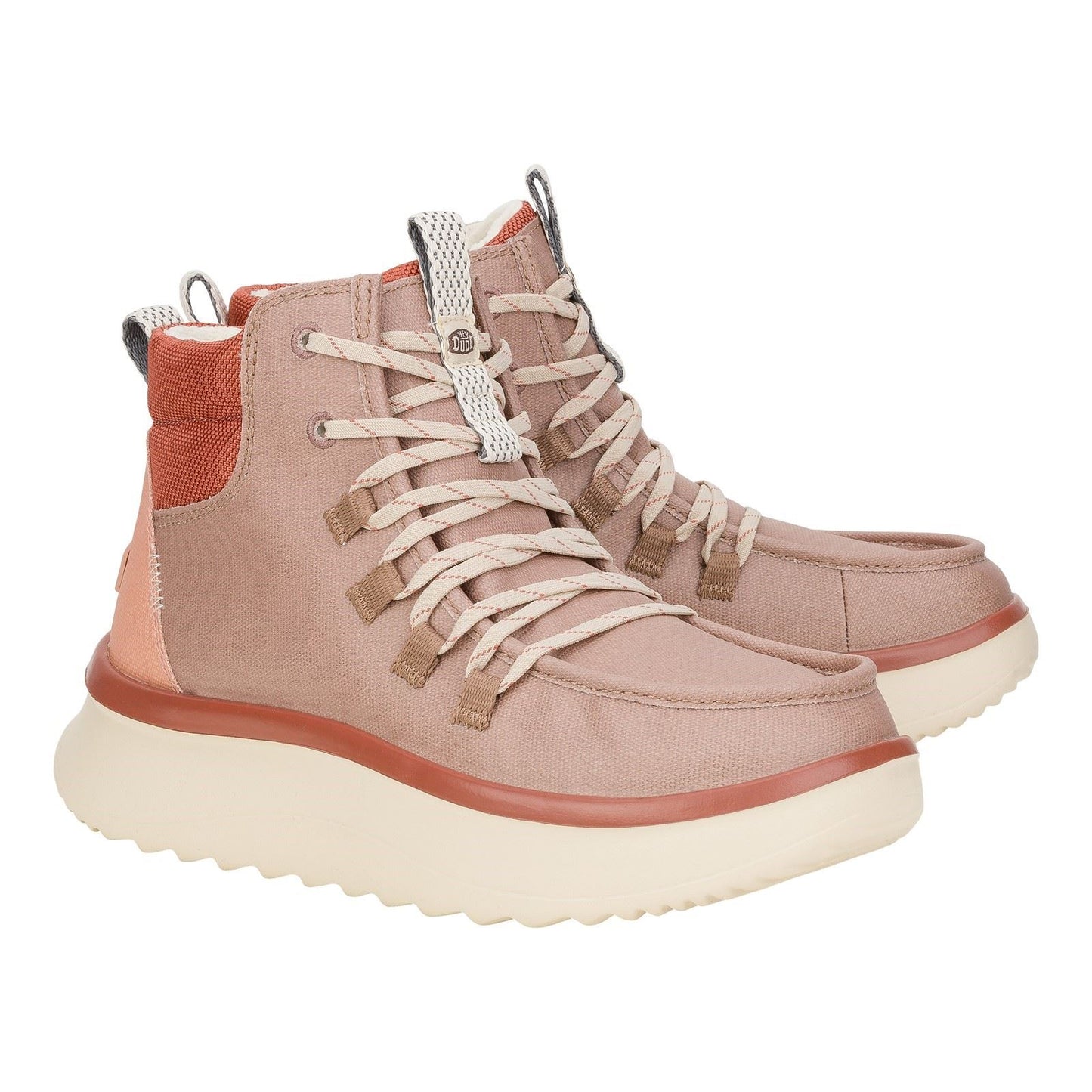 HEYDUDE Women's Wendy Peak Apres Ankle Boots in Desert Brown