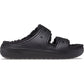 Crocs Women's Classic Cozzzy Sandal in Black