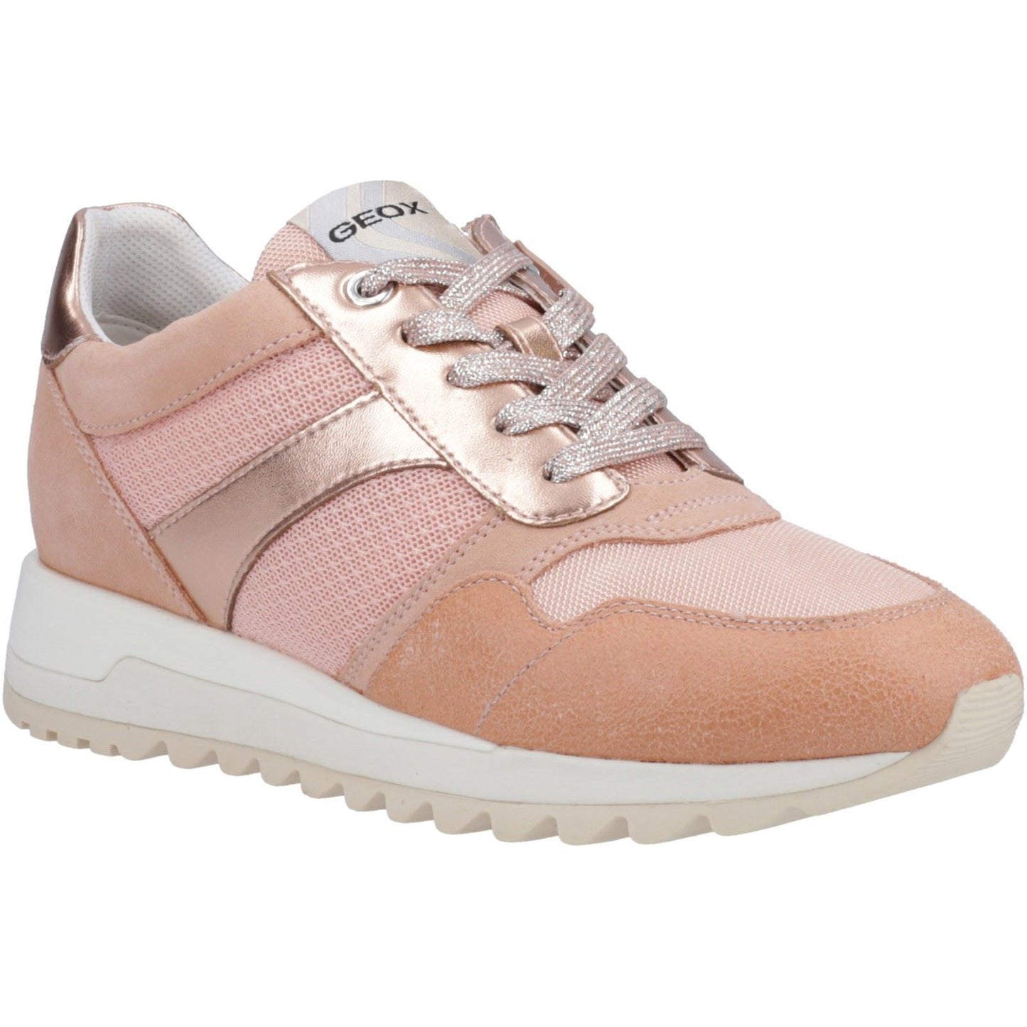 Geox Women's Tabelya Trainer in Peach