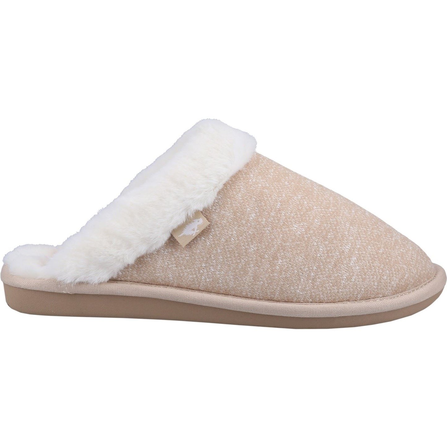 Rocket Dog Women's Rosie Skirball Jersey Mule Slippers in Natural