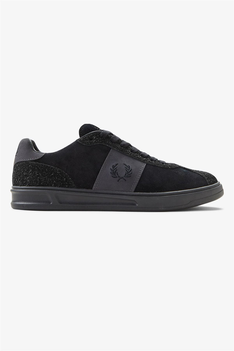 Fred Perry B4 Men's Black/Anchor Grey Trainers