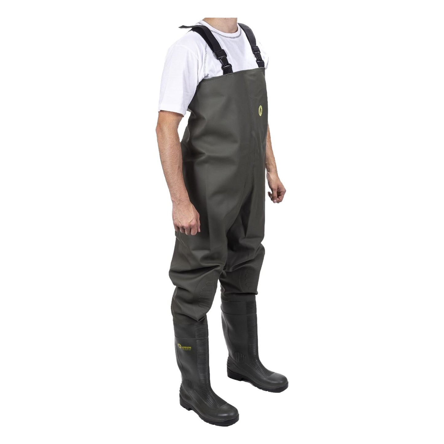 Amblers Safety Unisex Tyne Chest Safety Wader in Green
