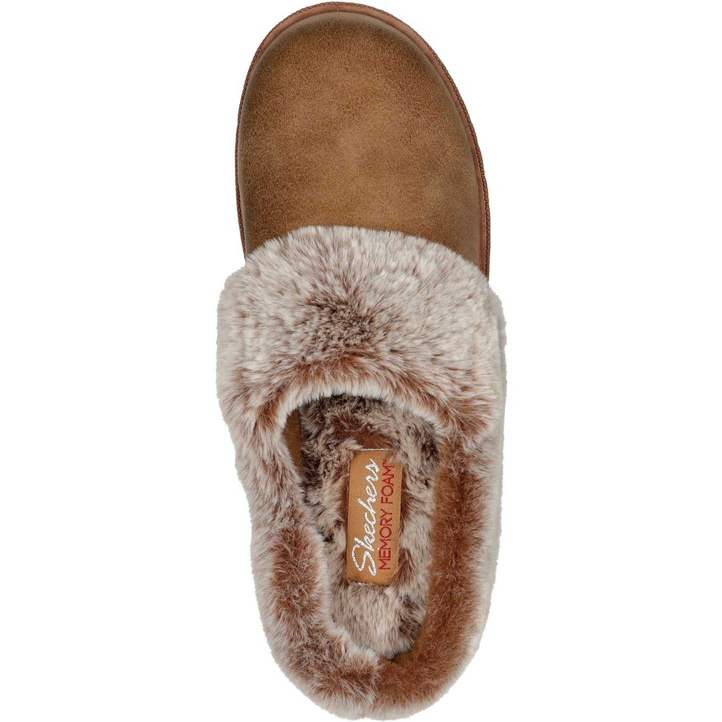 Skechers Women's Cozy Campfire Lovely Life Slippers in Chestnut