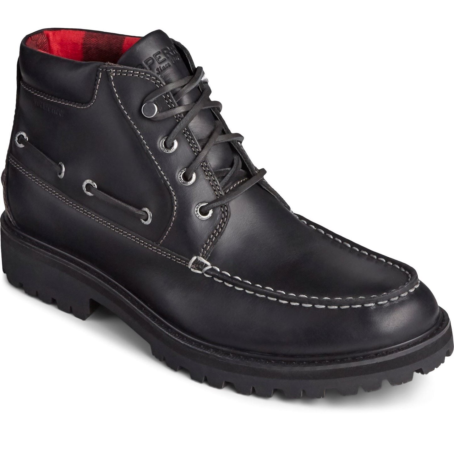 Sperry Men's Authentic Original Lug Chukka Boot in Black