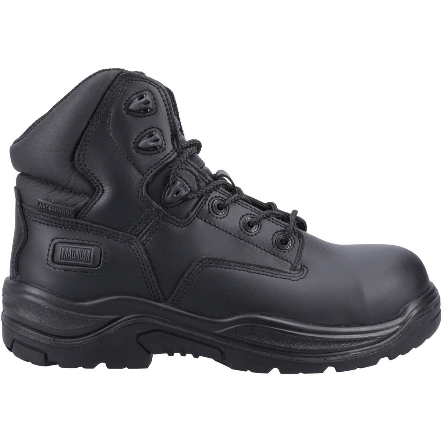 Magnum Unisex Responder Side-Zip CT CP WP Uniform Safety Boot in Black