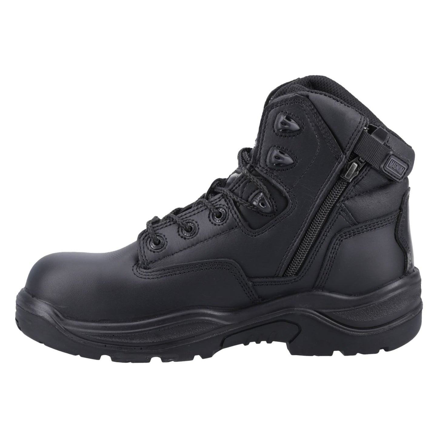 Magnum Unisex Responder Side-Zip CT CP WP Uniform Safety Boot in Black