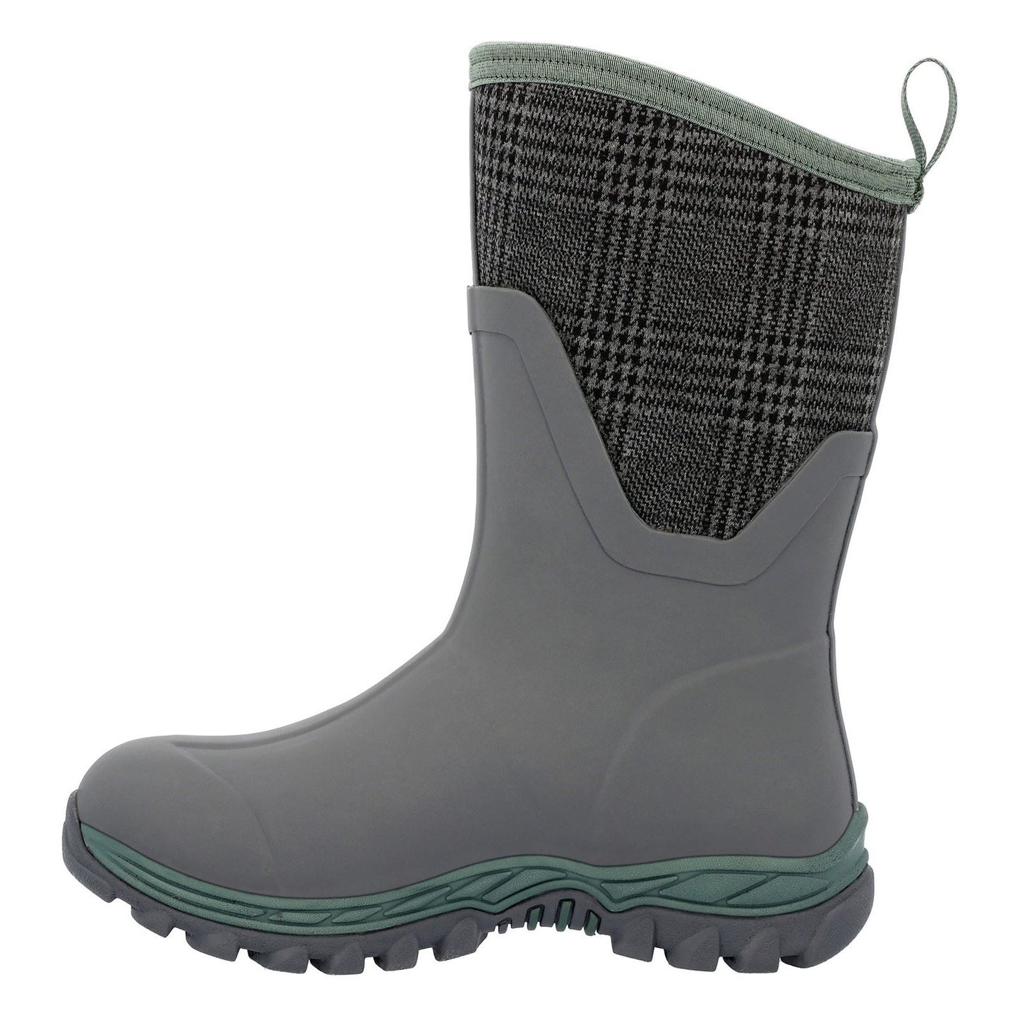 Muck Boots Women's Arctic Sport II Mid Boot in Grey/Plaid