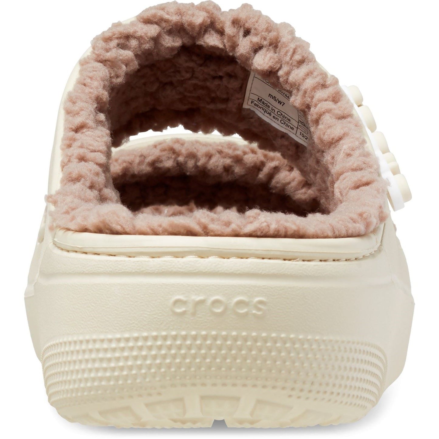 Crocs Women's Classic Cozzzy Sandal in Bone