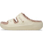Crocs Women's Classic Cozzzy Sandal in Bone